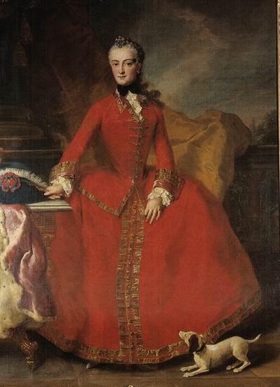 Georges desmarees Portrait of Maria Anna Sophia of Saxony oil painting image